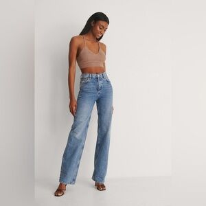 Mango Kaia Wide Leg Jeans Size 2